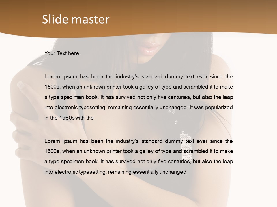 Lovely Hair Marvel PowerPoint Template