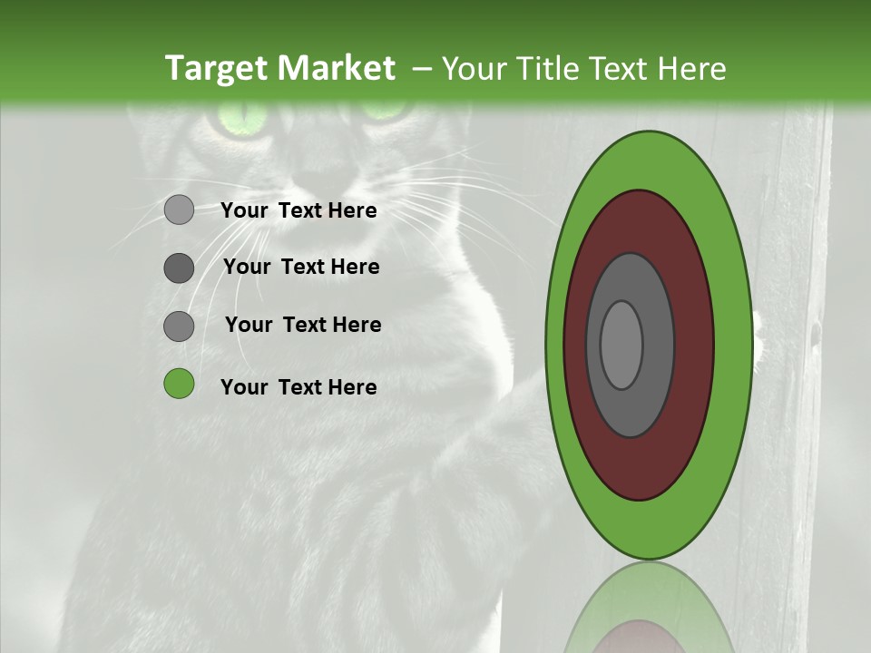 Feline Kitten Poster PowerPoint Template