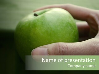 Closeup Simple Delicious PowerPoint Template