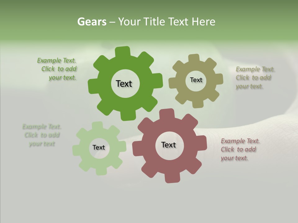 Closeup Simple Delicious PowerPoint Template