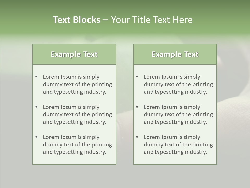 Closeup Simple Delicious PowerPoint Template