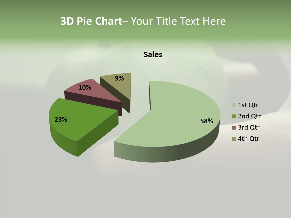 Closeup Simple Delicious PowerPoint Template