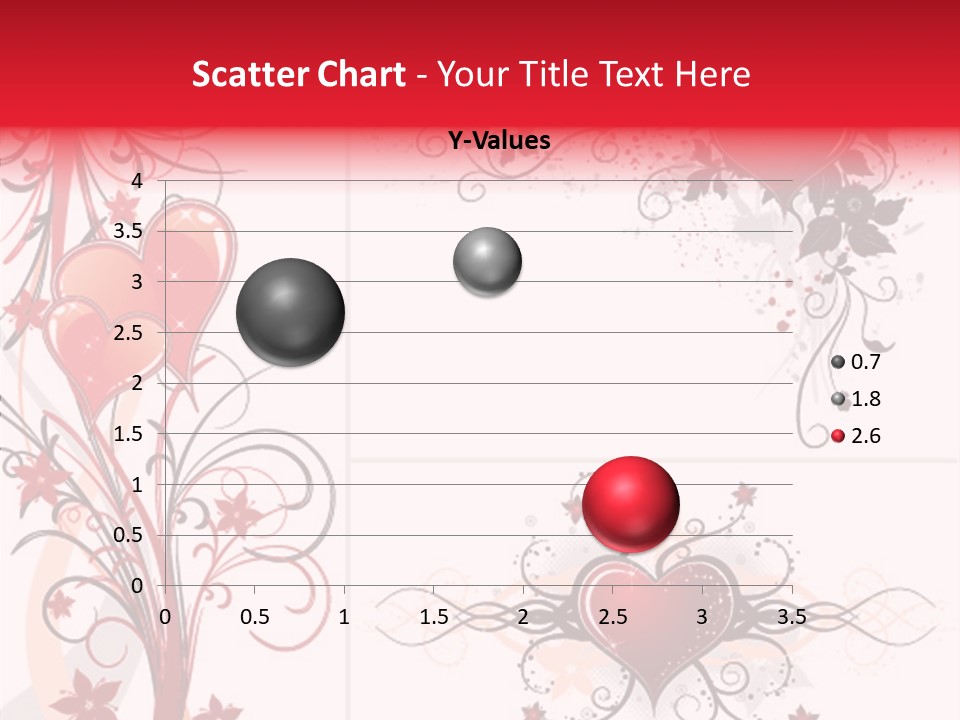 Flower Valentines Day Grunge PowerPoint Template