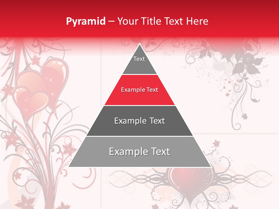 Flower Valentines Day Grunge PowerPoint Template