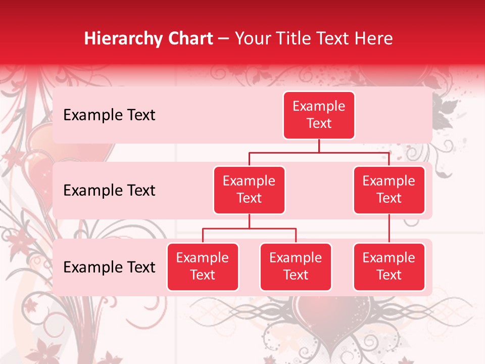 Flower Valentines Day Grunge PowerPoint Template