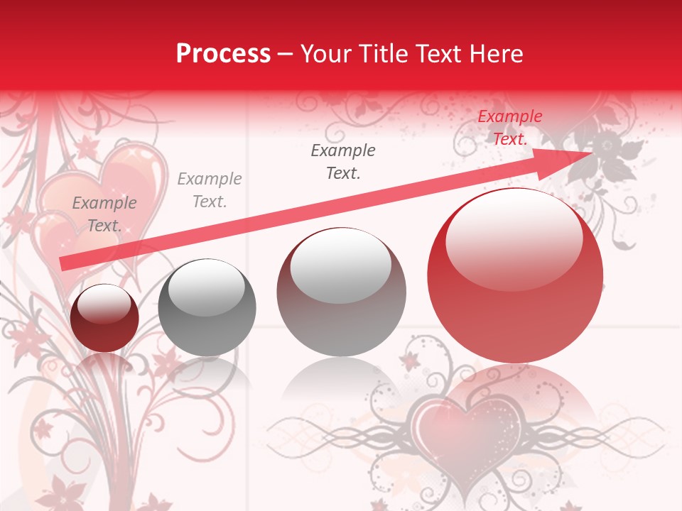 Flower Valentines Day Grunge PowerPoint Template