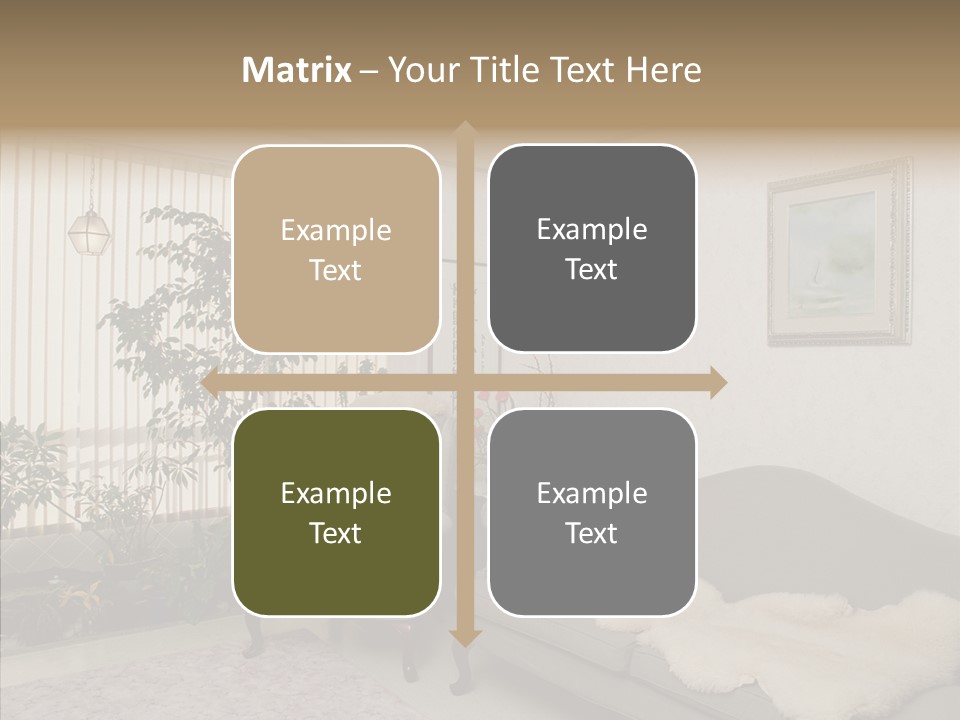 Livingroom Object Rest PowerPoint Template