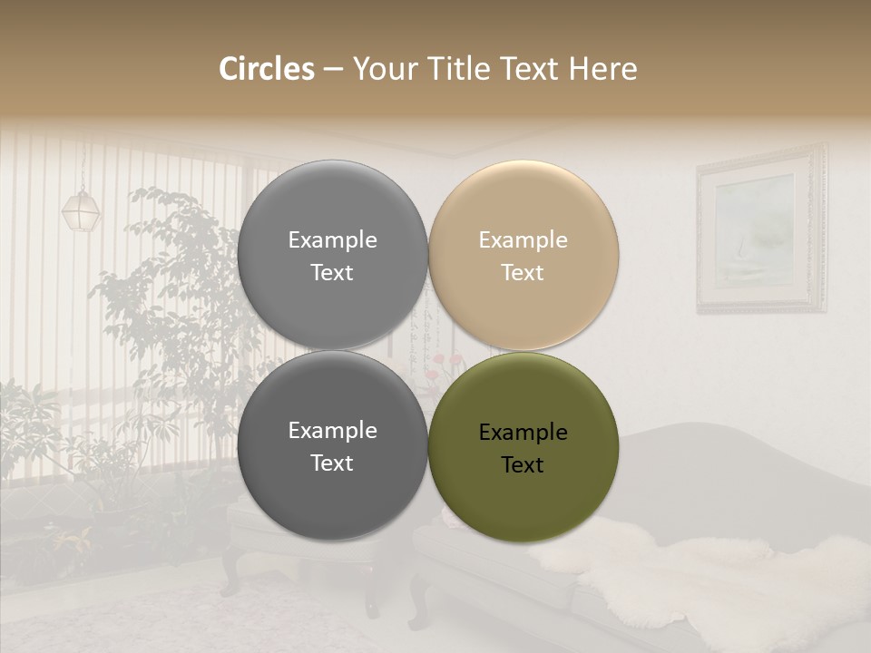 Livingroom Object Rest PowerPoint Template