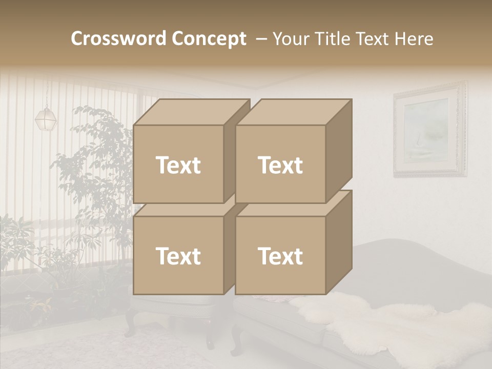 Livingroom Object Rest PowerPoint Template
