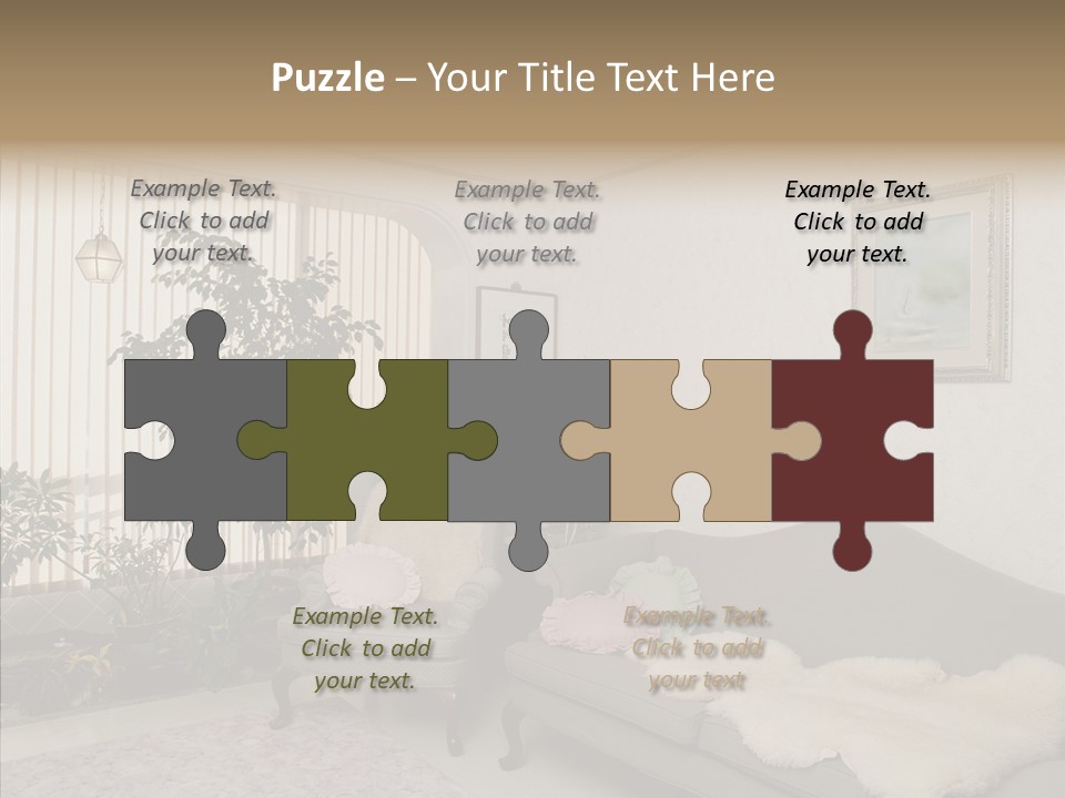 Livingroom Object Rest PowerPoint Template