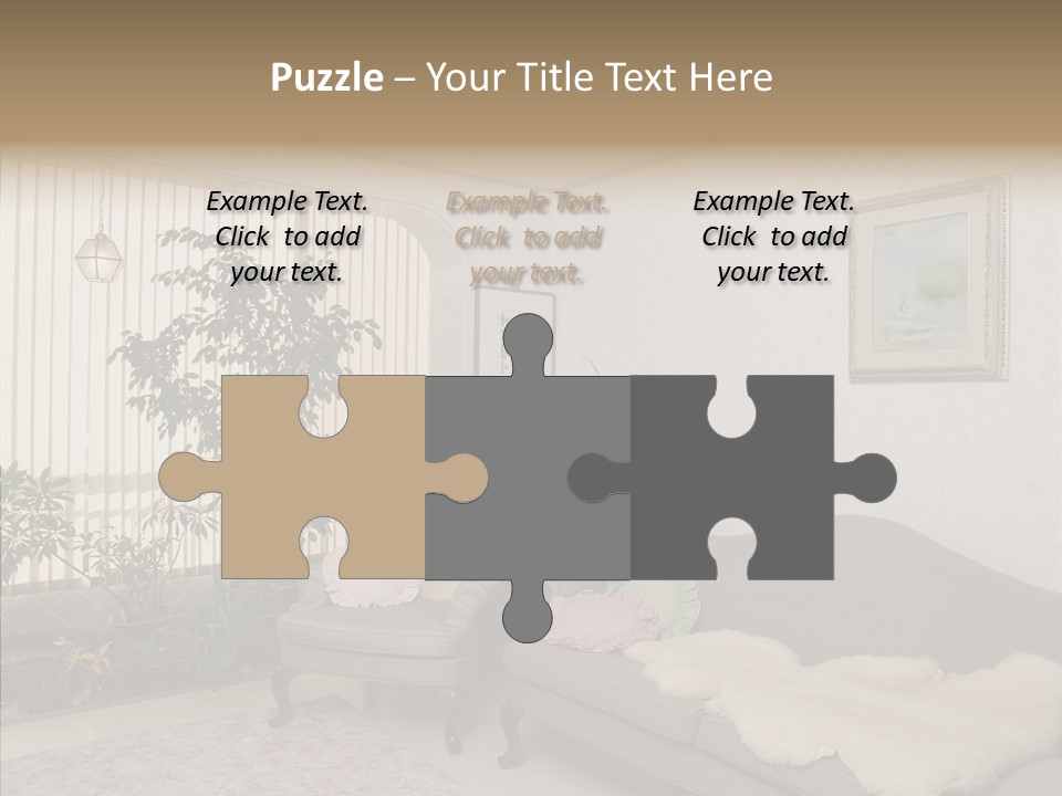 Livingroom Object Rest PowerPoint Template