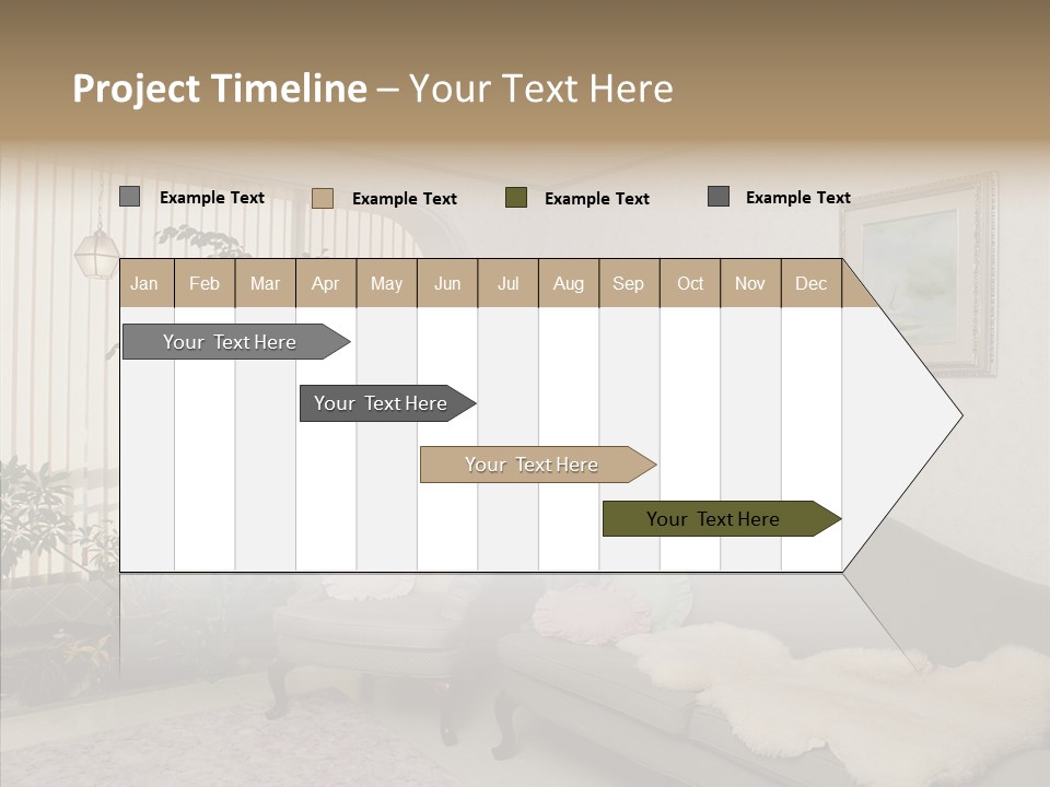 Livingroom Object Rest PowerPoint Template
