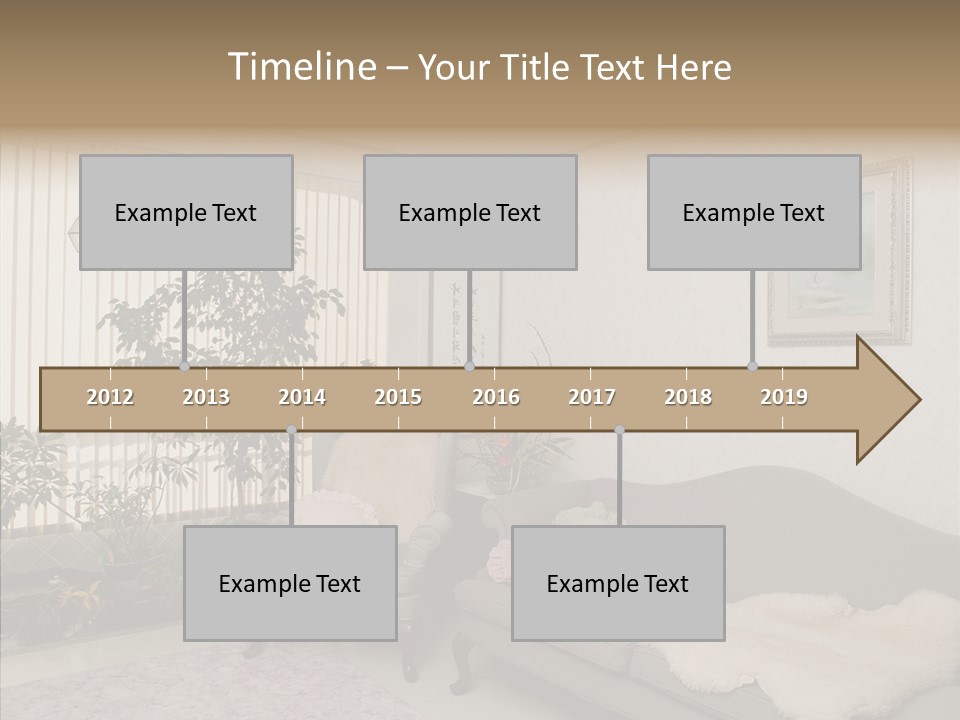 Livingroom Object Rest PowerPoint Template