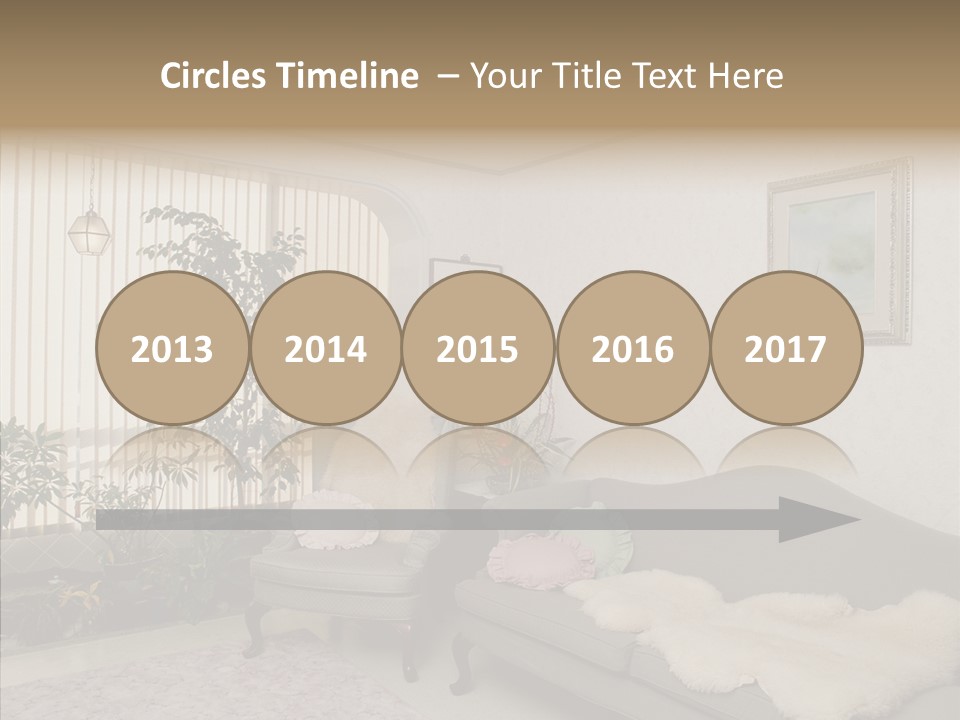 Livingroom Object Rest PowerPoint Template