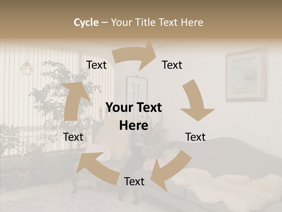 Livingroom Object Rest PowerPoint Template