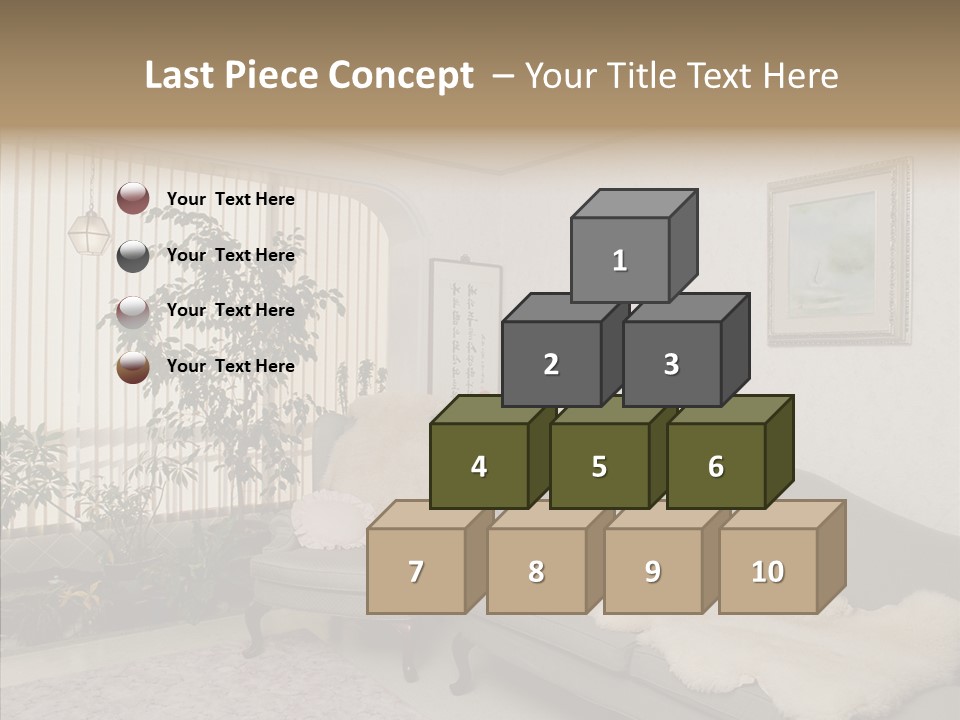 Livingroom Object Rest PowerPoint Template