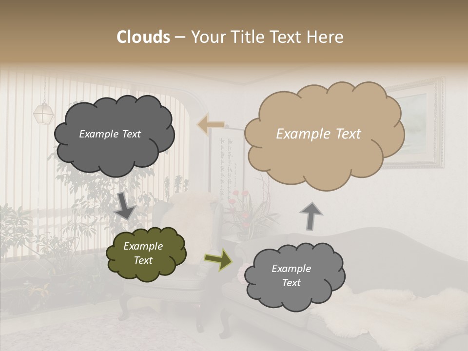 Livingroom Object Rest PowerPoint Template