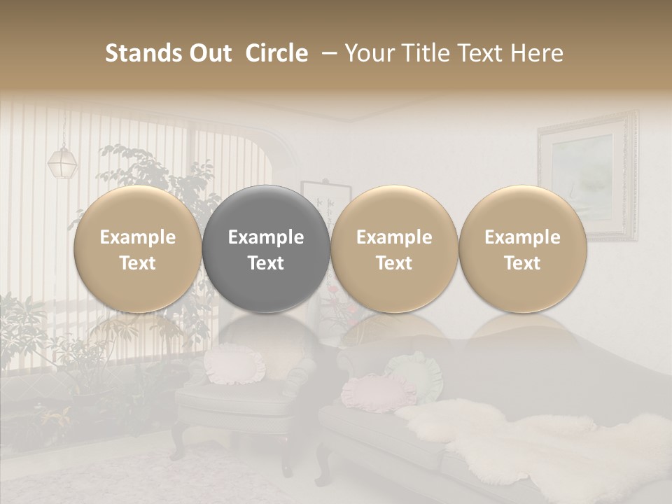Livingroom Object Rest PowerPoint Template