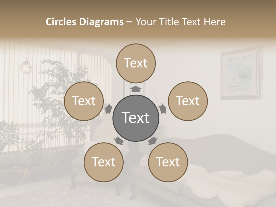 Livingroom Object Rest PowerPoint Template