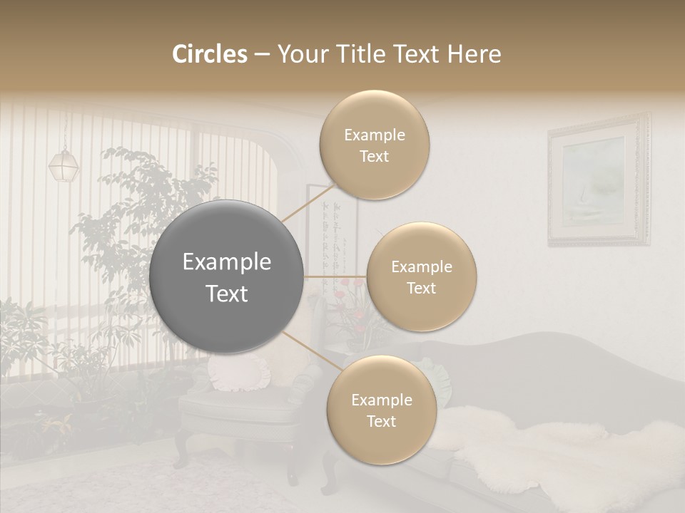Livingroom Object Rest PowerPoint Template
