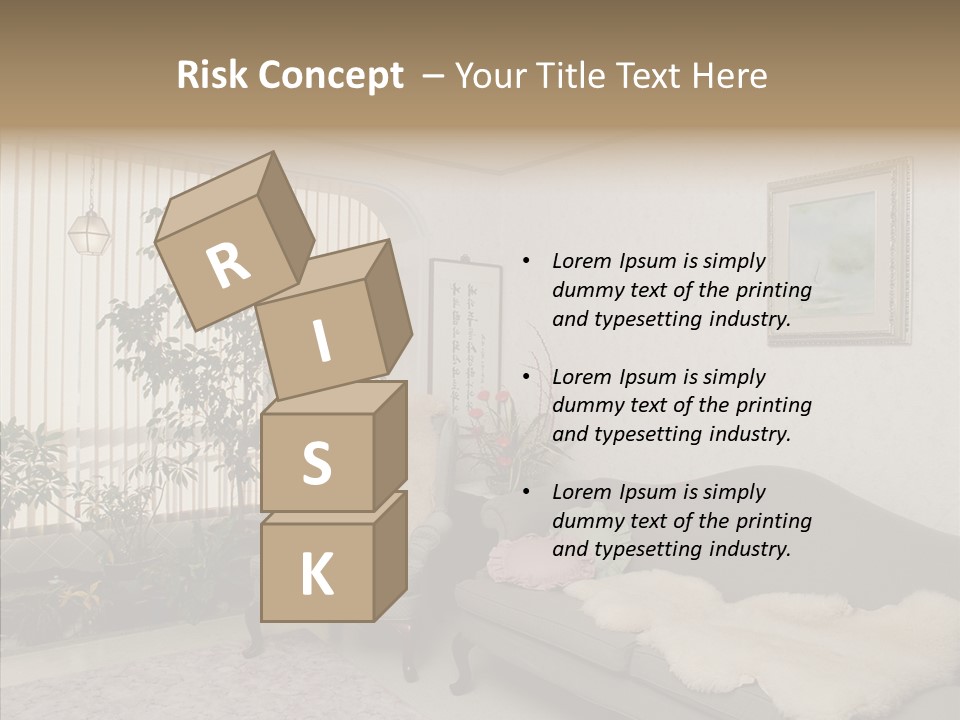 Livingroom Object Rest PowerPoint Template