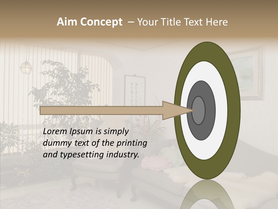 Livingroom Object Rest PowerPoint Template