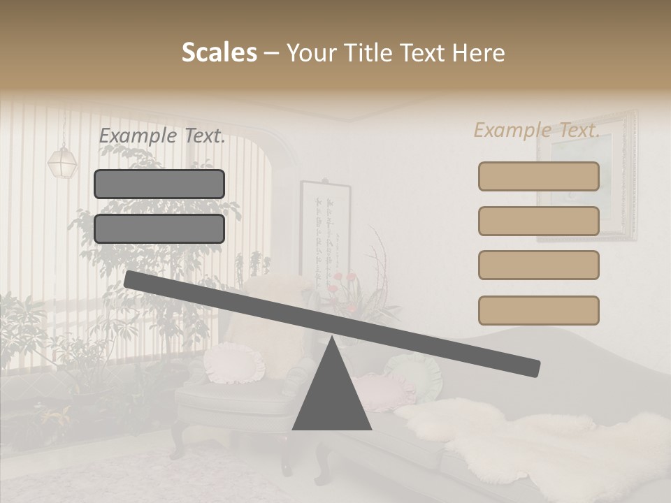 Livingroom Object Rest PowerPoint Template