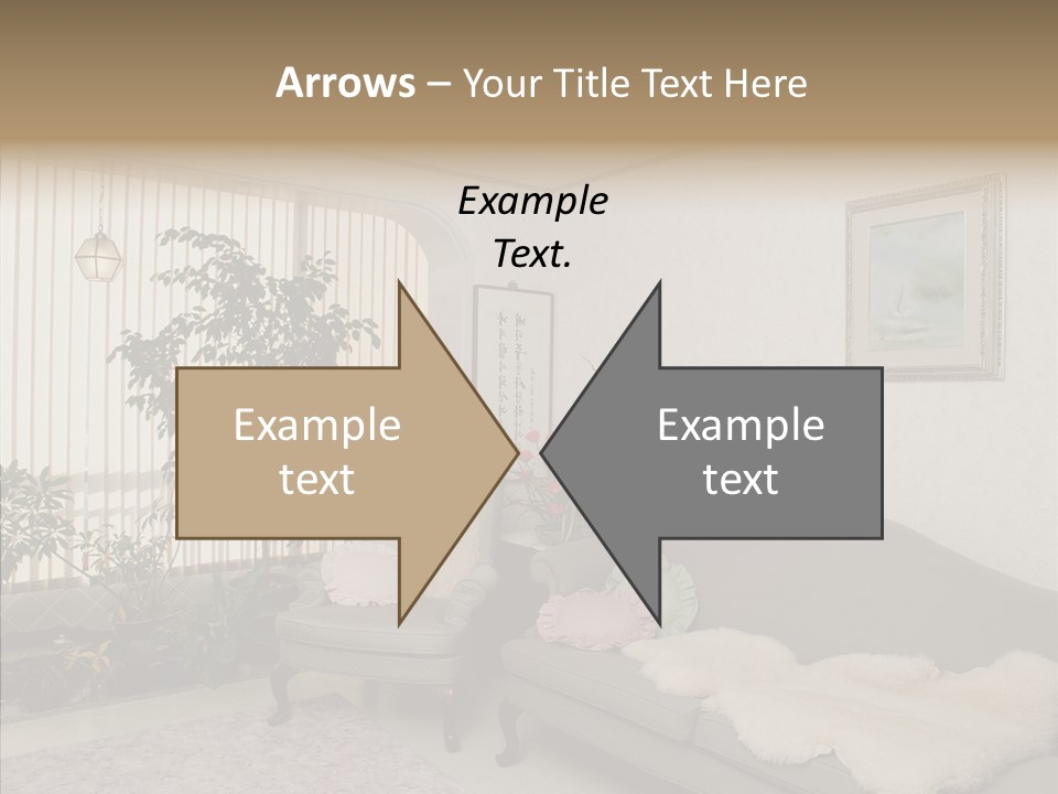 Livingroom Object Rest PowerPoint Template