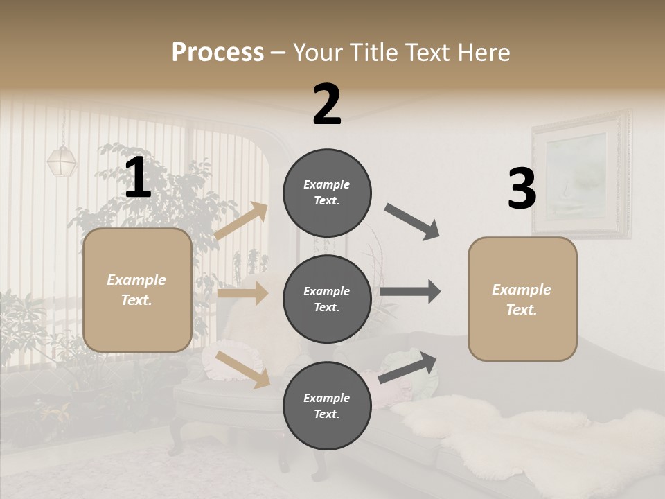 Livingroom Object Rest PowerPoint Template