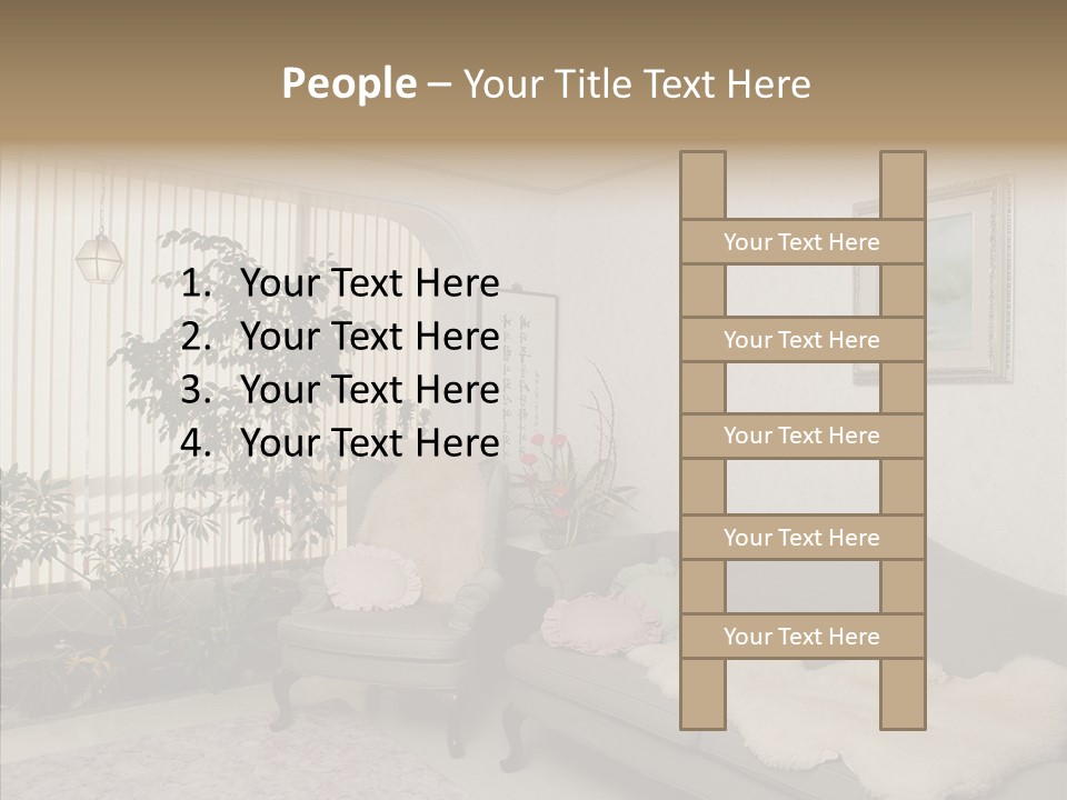 Livingroom Object Rest PowerPoint Template