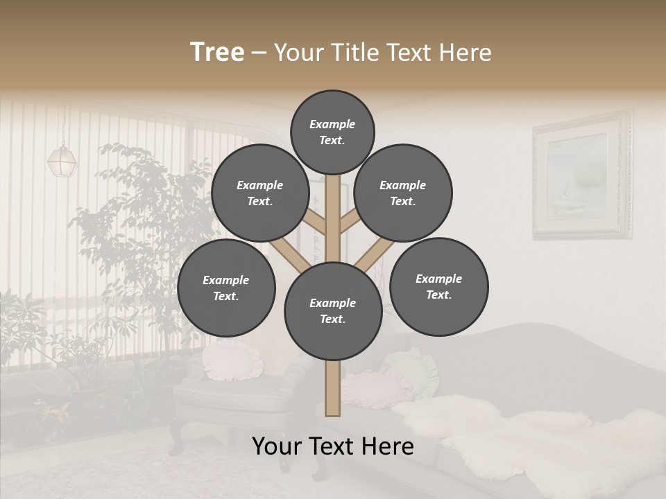 Livingroom Object Rest PowerPoint Template