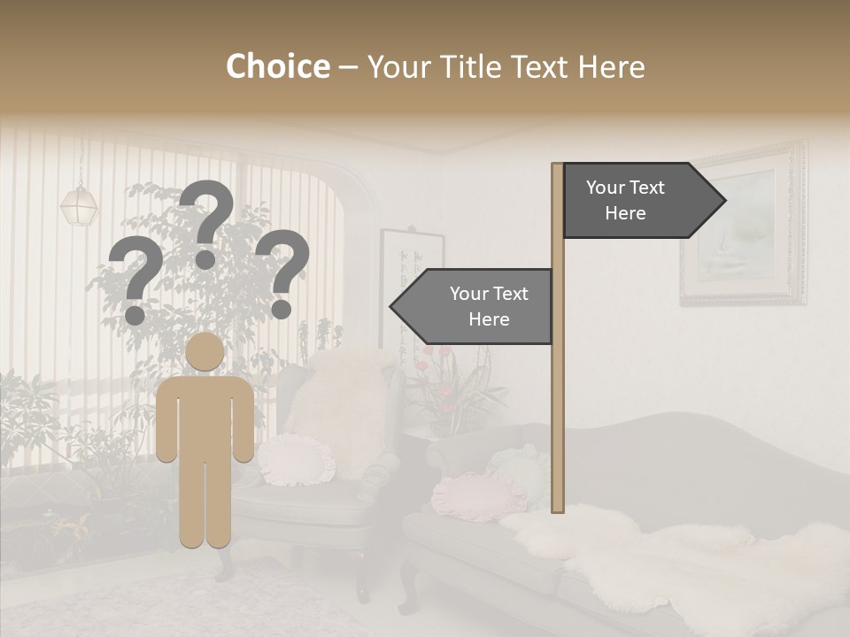 Livingroom Object Rest PowerPoint Template
