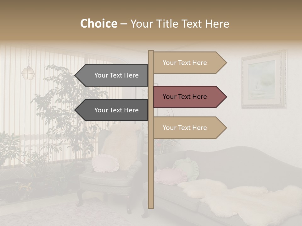 Livingroom Object Rest PowerPoint Template