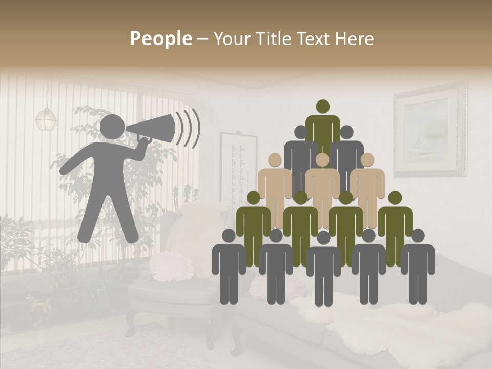 Livingroom Object Rest PowerPoint Template