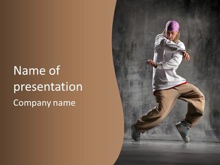 Jumping Motion Studio PowerPoint Template