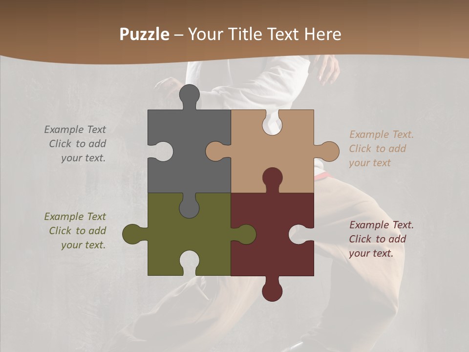 Jumping Motion Studio PowerPoint Template