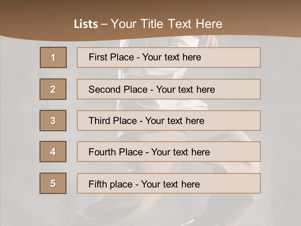 Jumping Motion Studio PowerPoint Template