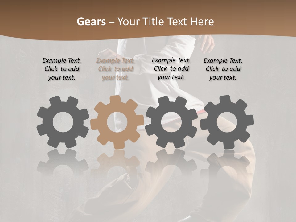 Jumping Motion Studio PowerPoint Template