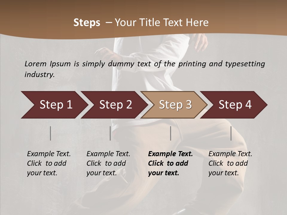 Jumping Motion Studio PowerPoint Template