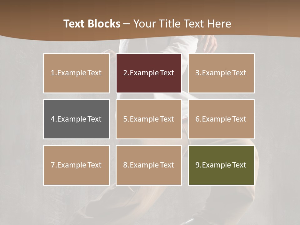 Jumping Motion Studio PowerPoint Template