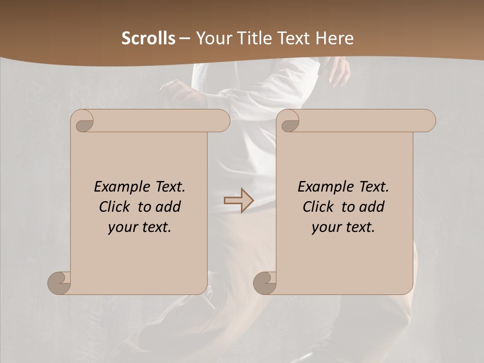 Jumping Motion Studio PowerPoint Template