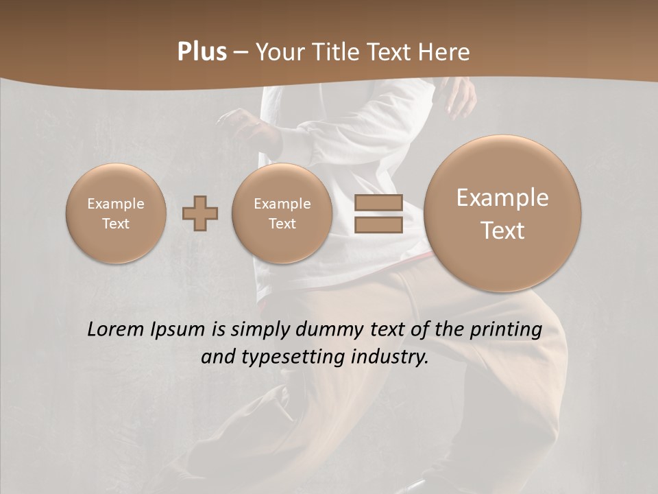 Jumping Motion Studio PowerPoint Template