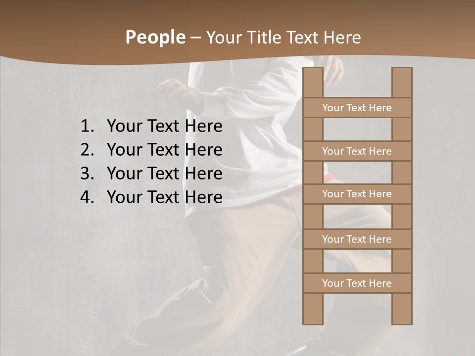 Jumping Motion Studio PowerPoint Template