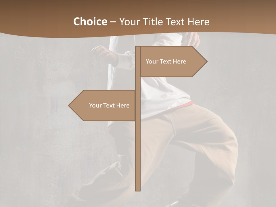 Jumping Motion Studio PowerPoint Template