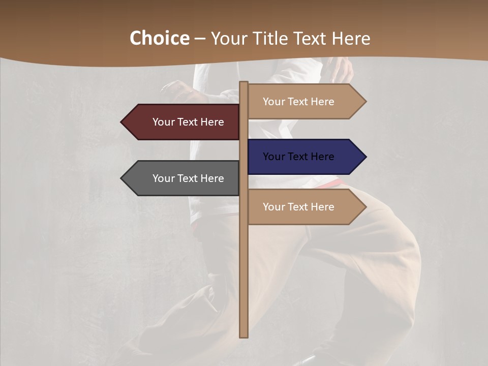 Jumping Motion Studio PowerPoint Template