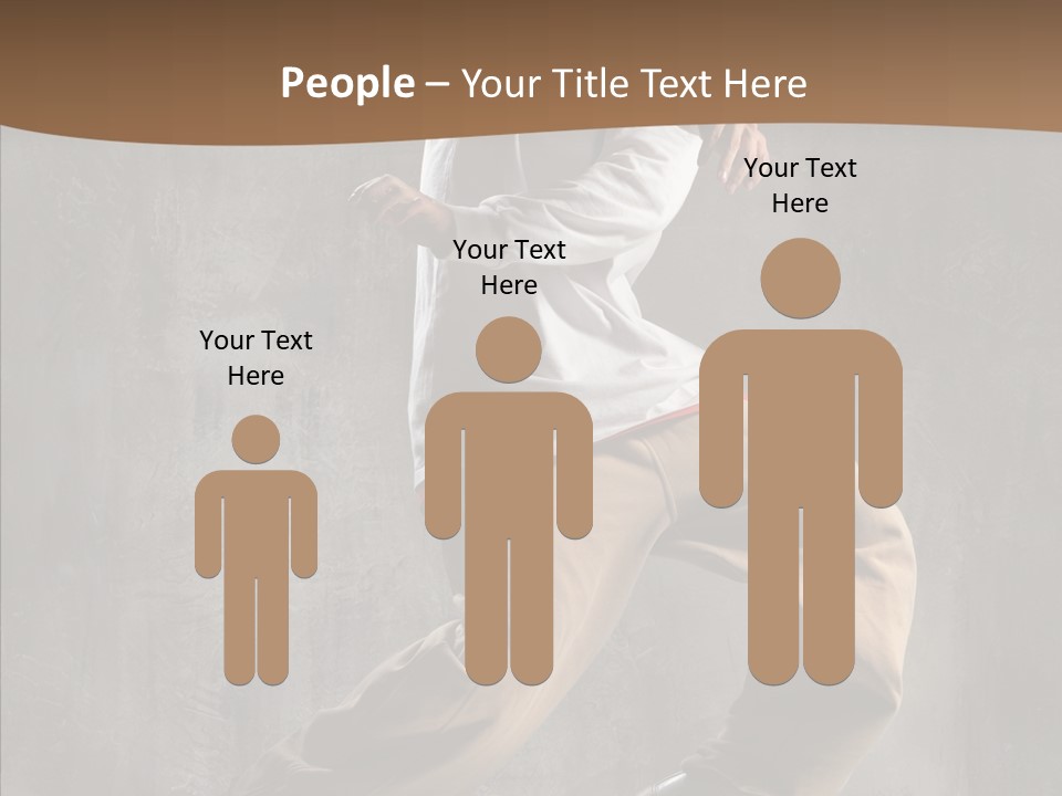 Jumping Motion Studio PowerPoint Template