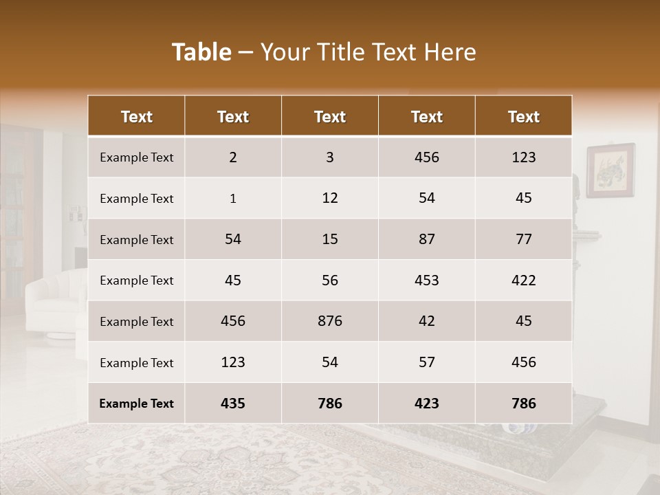 Leisure New Home PowerPoint Template