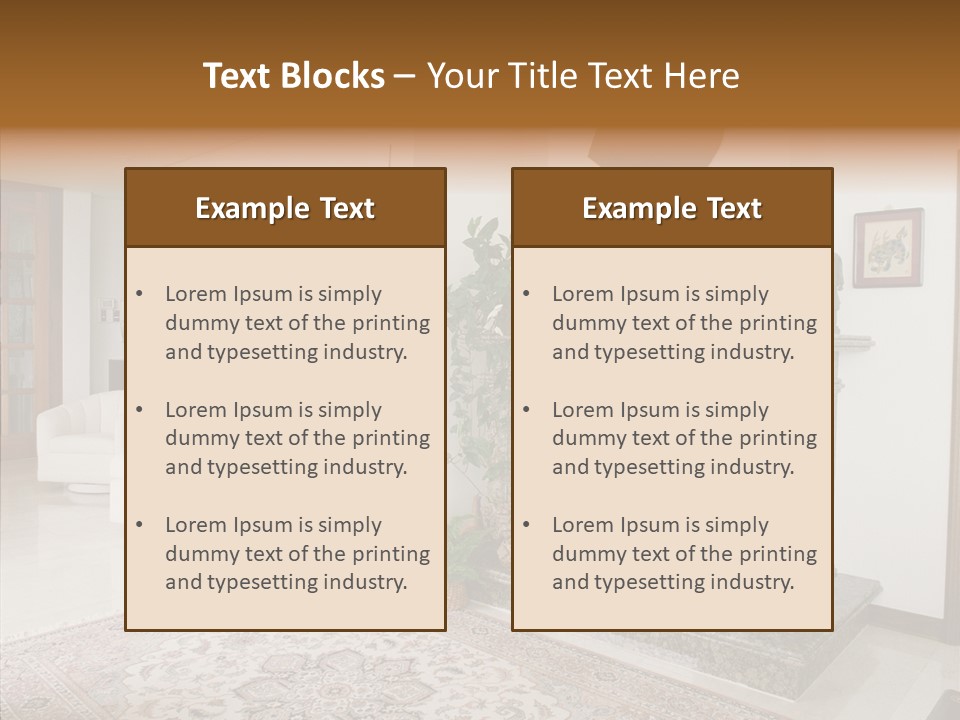 Leisure New Home PowerPoint Template