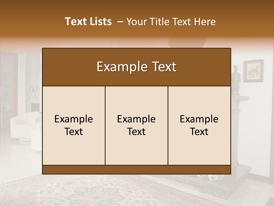 Leisure New Home PowerPoint Template