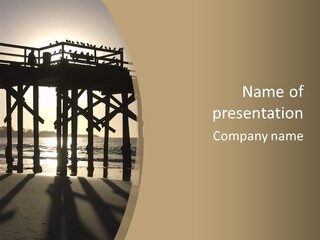 California Structure Outdoors PowerPoint Template